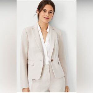 Ann Taylor Cream Blazer, Size: 0 Petite, Lightly Worn